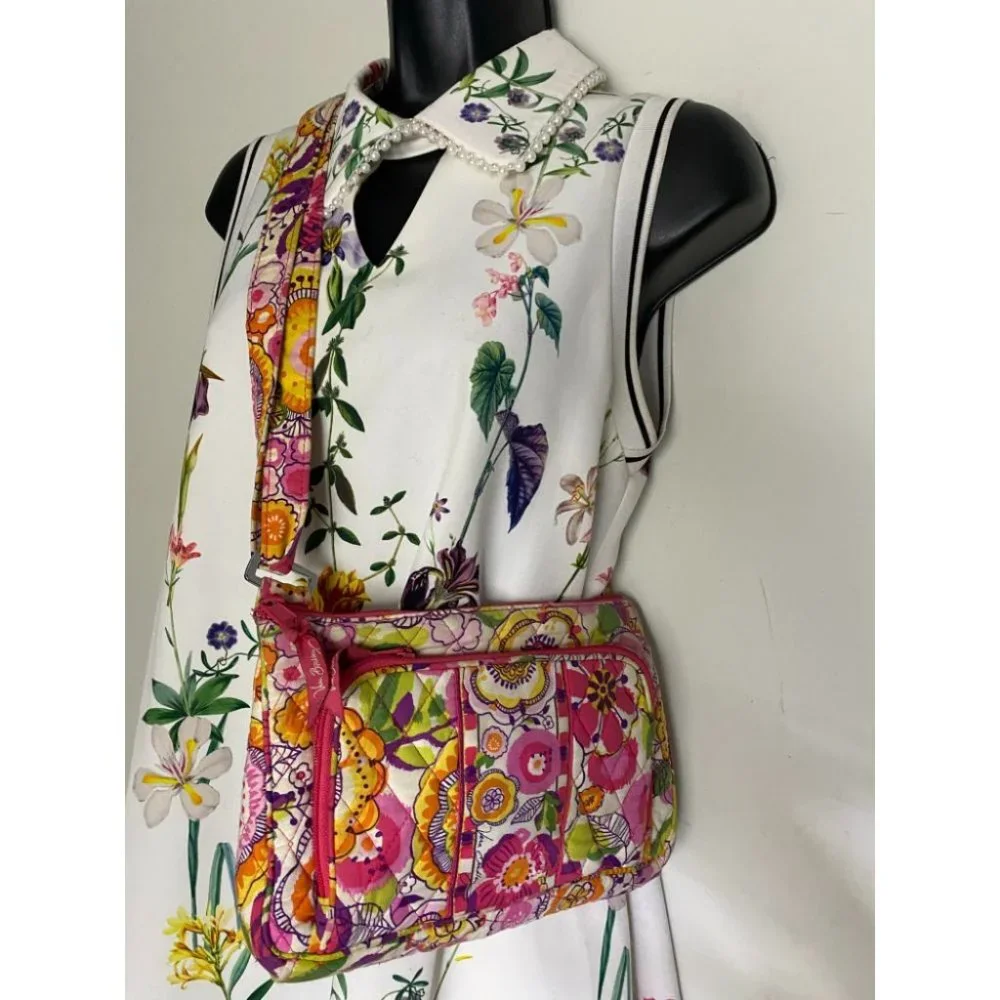 Vera Bradley Small Floral Multicolor Crossbody Bag - Picture 5 of 9